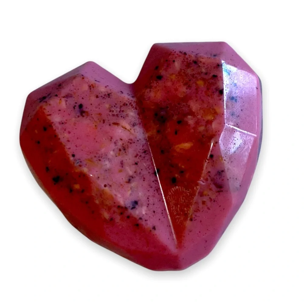 VintageBitch Gifts - Strawberry Champagne Organic Oatmeal Soap - (Hot Pink)